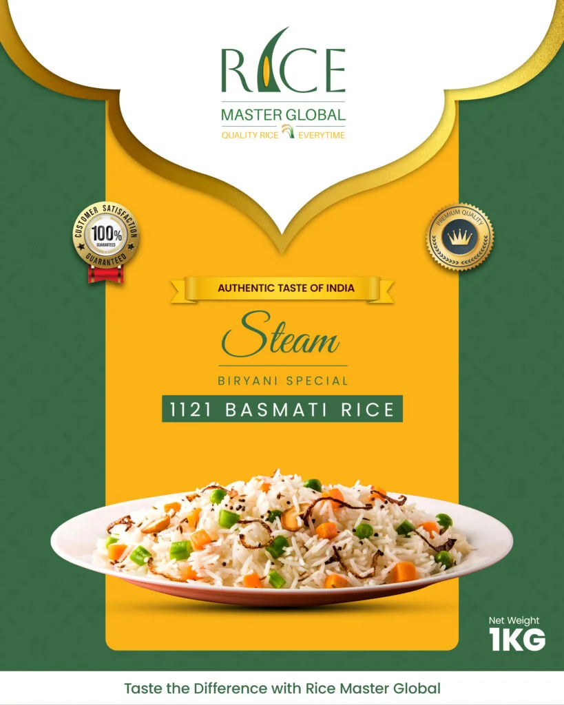 Steam 1121 Basmati Rice